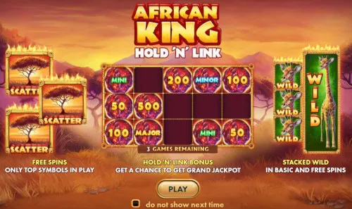 ナショナルカジノおすすめスロットAfrican King(アフリカンキング)